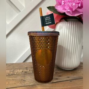 ⭐️NWT⭐️ Starbucks Limited Edition 50th Anniversary Studded Copper Tumbler